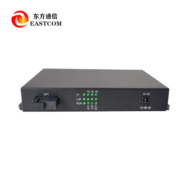 OTS-8T Telephone Fiber Optic Multiplexer